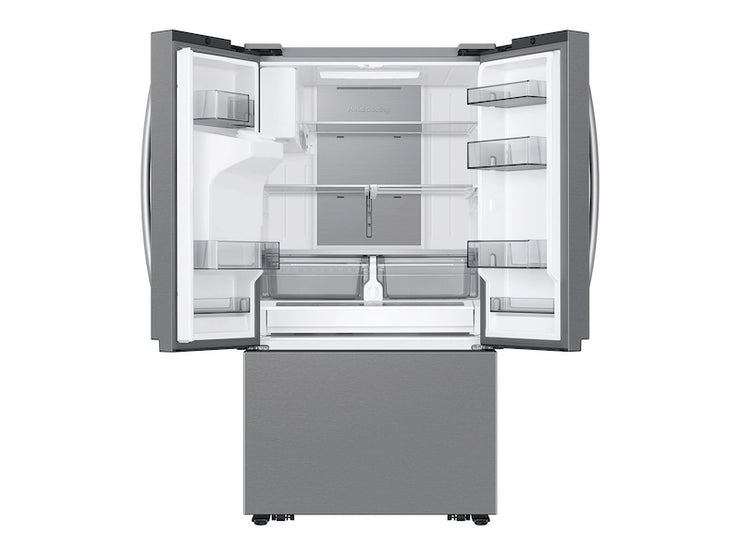Samsung 26 cu. ft. Counter-Depth French Door Smart Refrigerator with Dual Ice – Stainless Steel – | Fully Functional | 1-Year Warranty (RF27CG5400SR/AA)