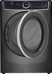 Electrolux 8.0 Cu. Ft. Stackable Electric Dryer with Steam & LuxCare Dry System – with 1-Year Warranty – Titanium (Model: ELFE7537AT)
