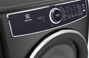 Electrolux 8.0 Cu. Ft. Stackable Electric Dryer with Steam & LuxCare Dry System – with 1-Year Warranty – Titanium (Model: ELFE7537AT)