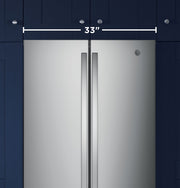 GE 24.7 Cu. Ft. French Door Refrigerator – Stainless Steel, Internal Water Dispenser with 1 Year Warranty