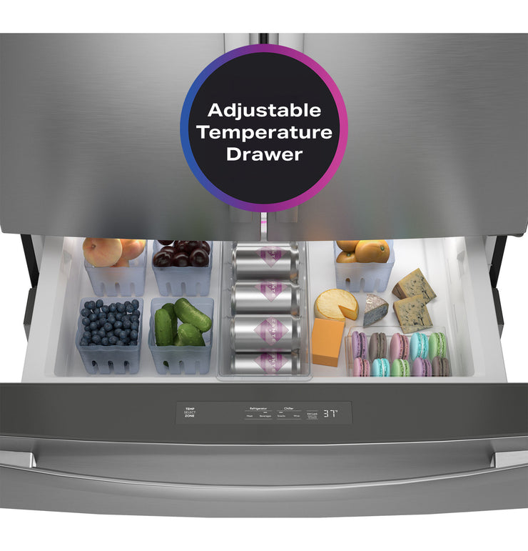 GE Profile™ 28.7 Cu. Ft. Smart 4-Door French Door Refrigerator – AutoFill Pitcher, ENERGY STAR® with 1-Year Warranty