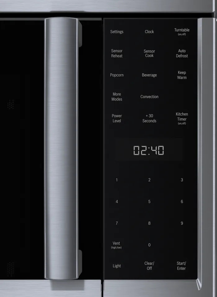 Bosch 800 Series 1.8 Cu. Ft. Convection Over-the-Range Microwave with Sensor Cooking – Stainless Steel – | Fully Functional | 1-Year Warranty (Model HMV8053U)