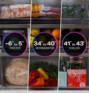 GE Profile 28 Cu. Ft. 4-Door Smart French Door Refrigerator – Convertible Zone, Stainless Steel with 1-Year Warranty