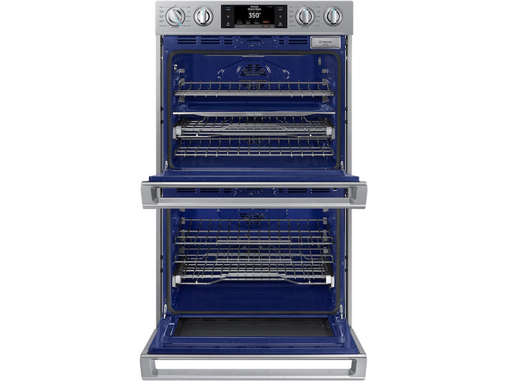 Samsung 30″ Double Wall Oven with Flex Duo™, Steam Cook & Wi-Fi – Black Stainless Steel | Fully Functional | 1-Year Warranty (Model NV51K7770DG)