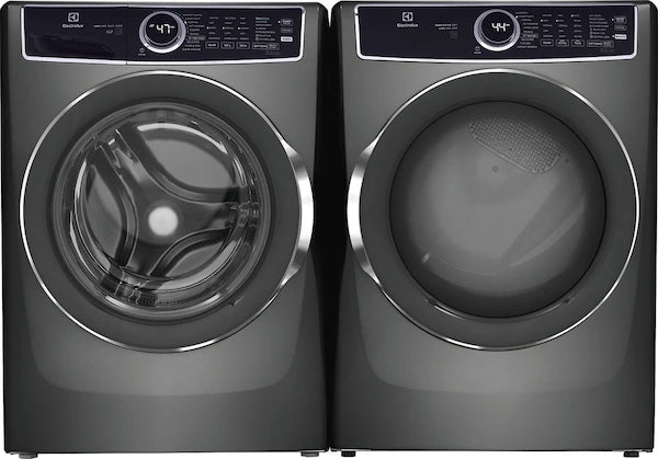 Electrolux 8.0 Cu. Ft. Stackable Electric Dryer with Steam & LuxCare Dry System – with 1-Year Warranty – Titanium (Model: ELFE7537AT)
