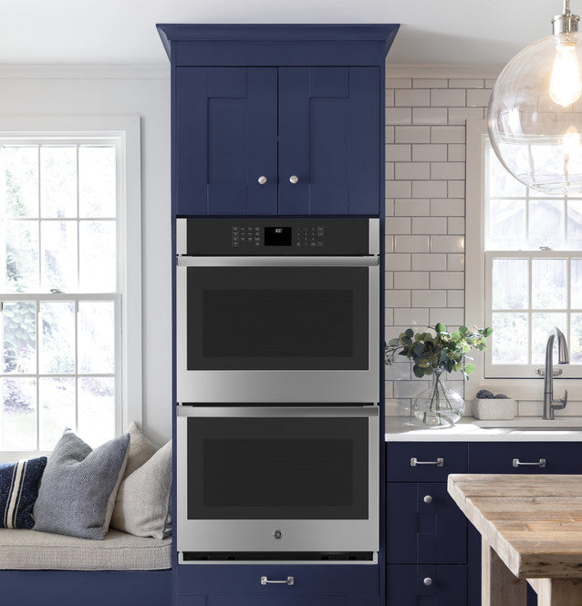 GE 30″ Built-In Double Electric Wall Oven – Stainless Steel  | Fully Functional | 1-Year Warranty (Model JTD3000SNSS)