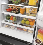 GE 24.7 Cu. Ft. French Door Refrigerator – Stainless Steel, Internal Water Dispenser with 1 Year Warranty