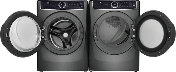 Electrolux 8.0 Cu. Ft. Stackable Electric Dryer with Steam & LuxCare Dry System – with 1-Year Warranty – Titanium (Model: ELFE7537AT)