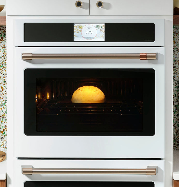 Café 30″ Built-In Double Electric Convection Wall Oven – Stainless Steel – Customizable Hardware  | Fully Functional | 1-Year Warranty (Model CTD70DP2NS1)
