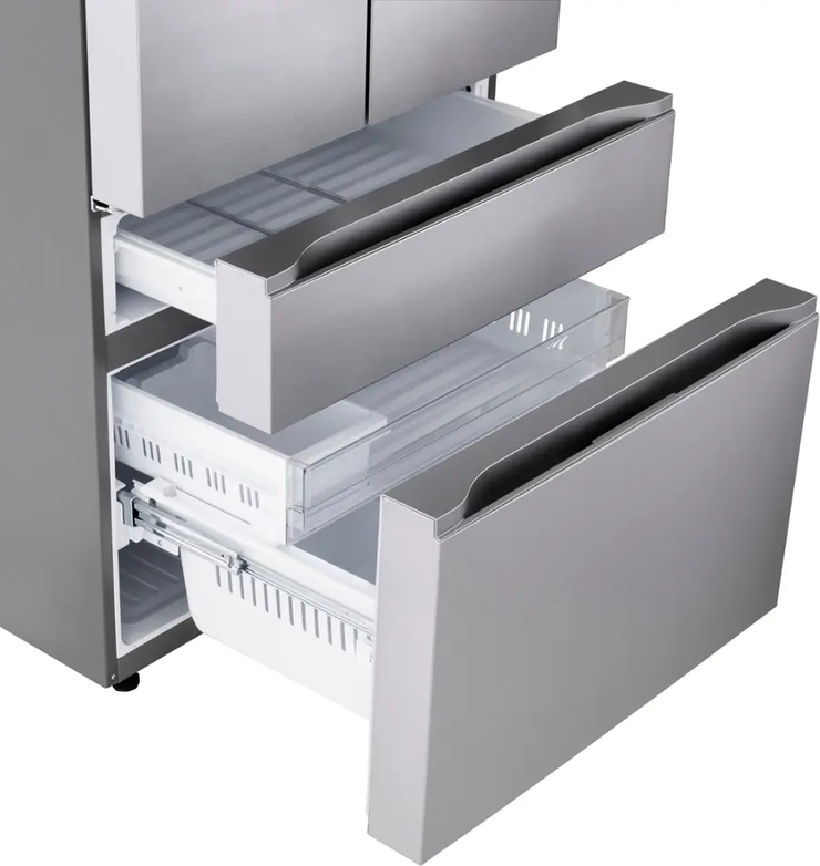 LG 29.6 cu. ft. Standard-Depth MAX 4-Door French Door Smart Refrigerator with Full-Convert Drawer – Stainless Steel | Fully Functional | 1-Year Warranty (LF30S8210S)