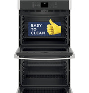 GE 30″ Built-In Double Electric Wall Oven – Stainless Steel  | Fully Functional | 1-Year Warranty (Model JTD3000SNSS)