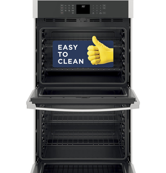GE 30″ Built-In Double Electric Wall Oven – Stainless Steel  | Fully Functional | 1-Year Warranty (Model JTD3000SNSS)