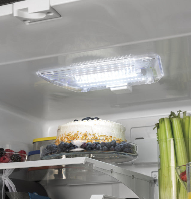 GE 24.7 Cu. Ft. French Door Refrigerator – Stainless Steel, Internal Water Dispenser with 1 Year Warranty