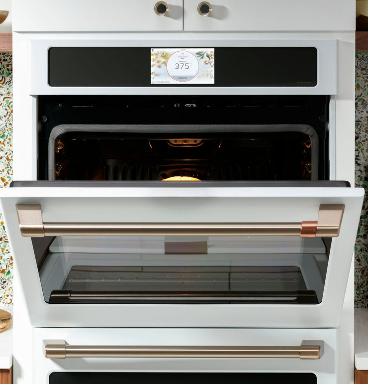 Café 30″ Built-In Double Electric Convection Wall Oven – Stainless Steel – Customizable Hardware  | Fully Functional | 1-Year Warranty (Model CTD70DP2NS1)