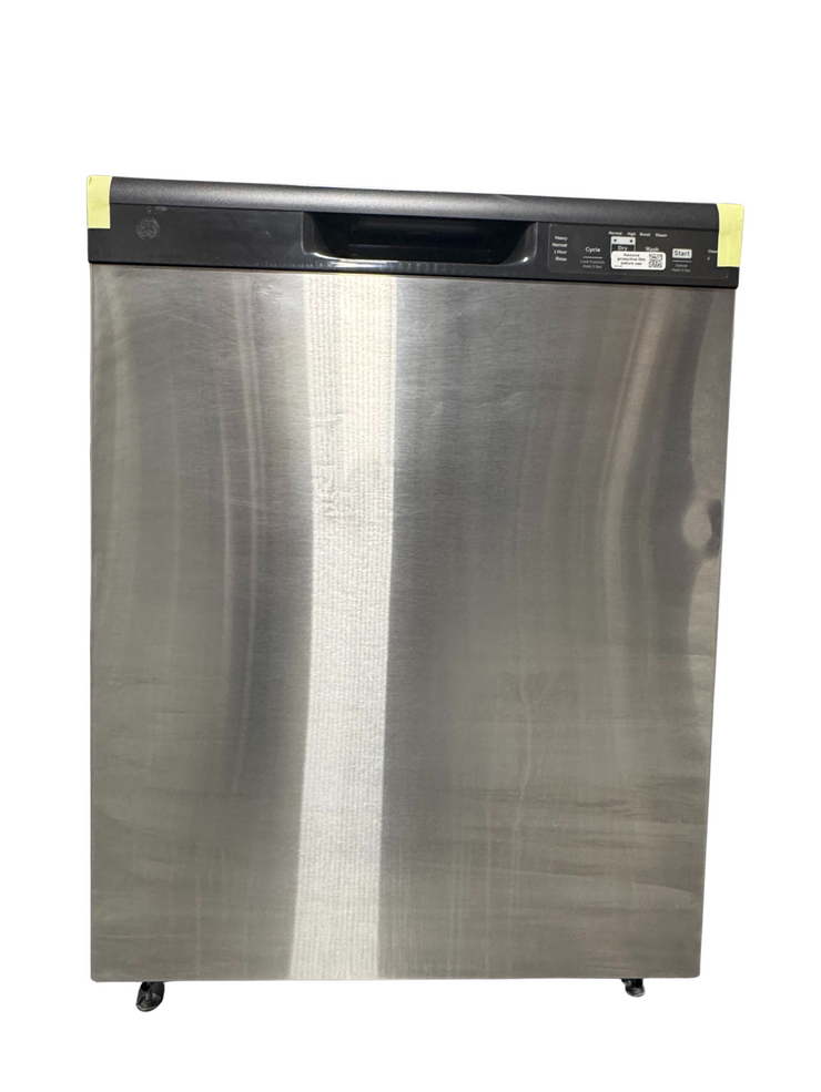 GE 24" Stainless Steel Front Control Dishwasher – Dry Boost, 59 dBA, Plastic Tub (1-Year Warranty)