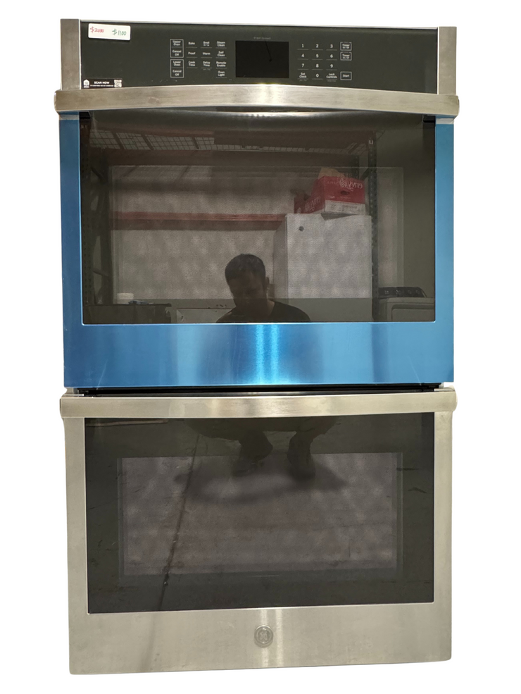 GE 30″ Built-In Double Electric Wall Oven – Stainless Steel  | Fully Functional | 1-Year Warranty (Model JTD3000SNSS)