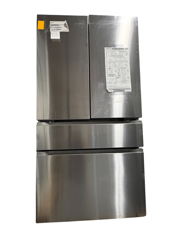 LG 29.6 cu. ft. Standard-Depth MAX 4-Door French Door Smart Refrigerator with Full-Convert Drawer – Stainless Steel | Fully Functional | 1-Year Warranty (LF30S8210S)