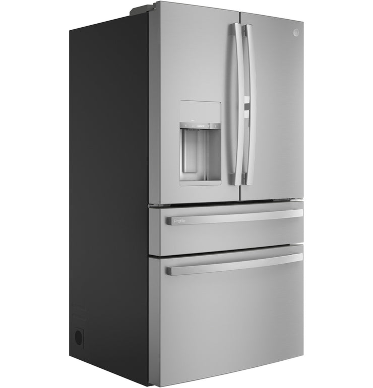 GE Profile 27.9 Cu. Ft. 4-Door French Door Smart Refrigerator with Hands-Free AutoFill - Stainless Steel with 1-Year Warranty