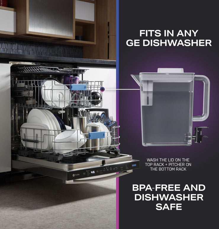 GE Profile™ 28.7 Cu. Ft. Smart 4-Door French Door Refrigerator – AutoFill Pitcher, ENERGY STAR® with 1-Year Warranty