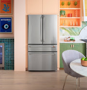 Café 28.7 Cu. Ft. 4-Door Smart French Door Refrigerator – Stainless Steel, AutoFill Pitcher, Convertible Drawer with 1-Year Warranty