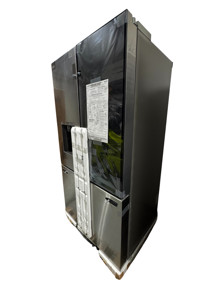 LG 26 cu. ft. Smart InstaView® Counter-Depth MAX™ French Door Refrigerator – Dual Ice, Stainless Steel  | 1-Year Warranty (Model LRFOC2606S)