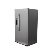 GE 25.3 Cu. Ft. Side-by-Side Stainless Steel Refrigerator with External Ice & Water Dispenser – Spacious, Stylish & Convenient with 1-Year Warranty