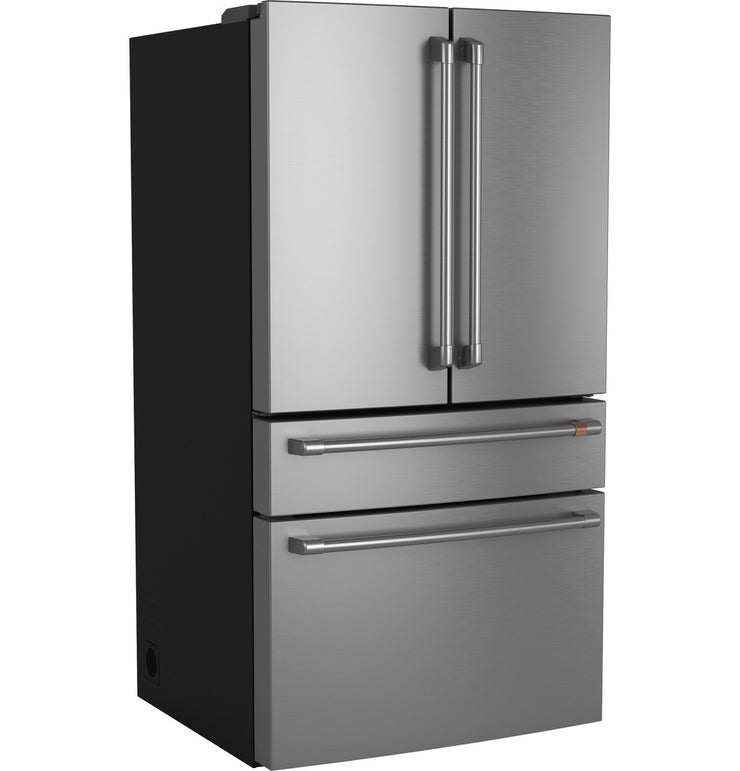 Café 28.7 Cu. Ft. 4-Door Smart French Door Refrigerator – Stainless Steel, AutoFill Pitcher, Convertible Drawer with 1-Year Warranty