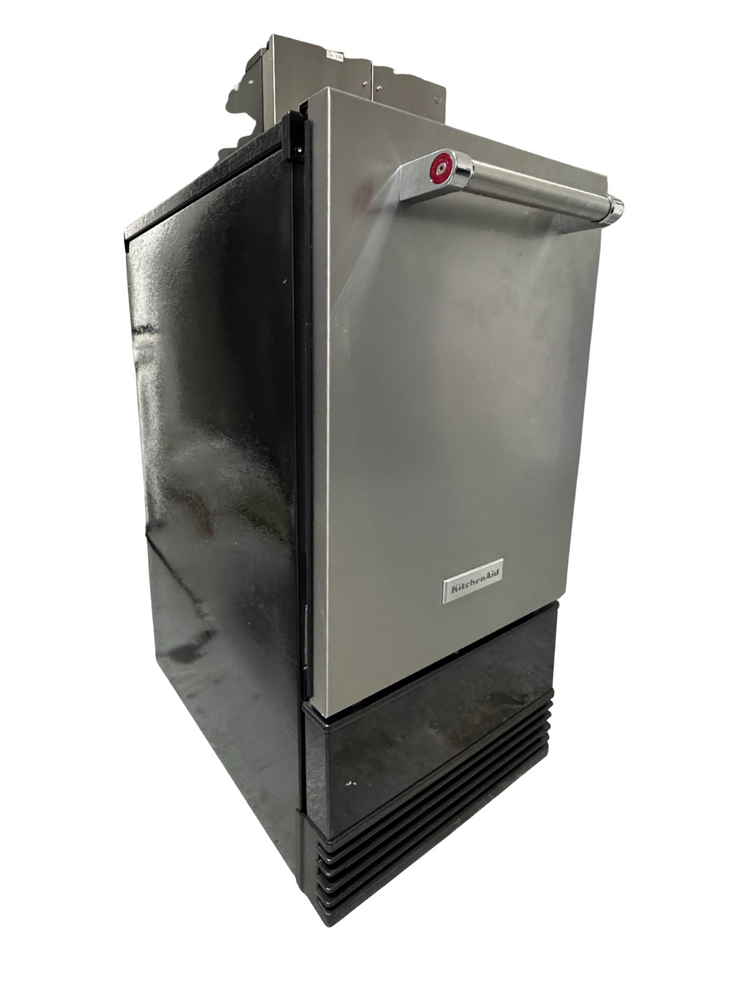 KitchenAid 18″ 29-Lb. Built-In Stainless Steel Ice Maker – High-Capacity Performance | 1-Year Warranty (Model KUID508HPS)