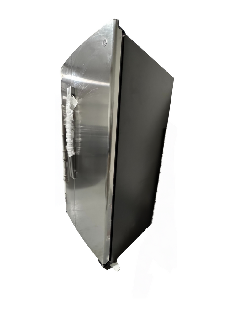 GE 25.1 Cu. Ft. Side-by-Side Refrigerator – Stainless Steel with External Ice & Water Dispenser with 1-Year Warranty