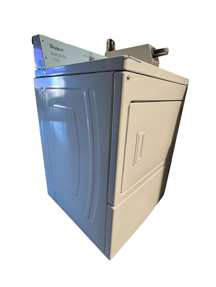 Whirlpool 7.4 Cu. Ft. Commercial Gas Dryer with High-Velocity Airflow –1-Year Warranty – White (Model: CGM2745FQ)