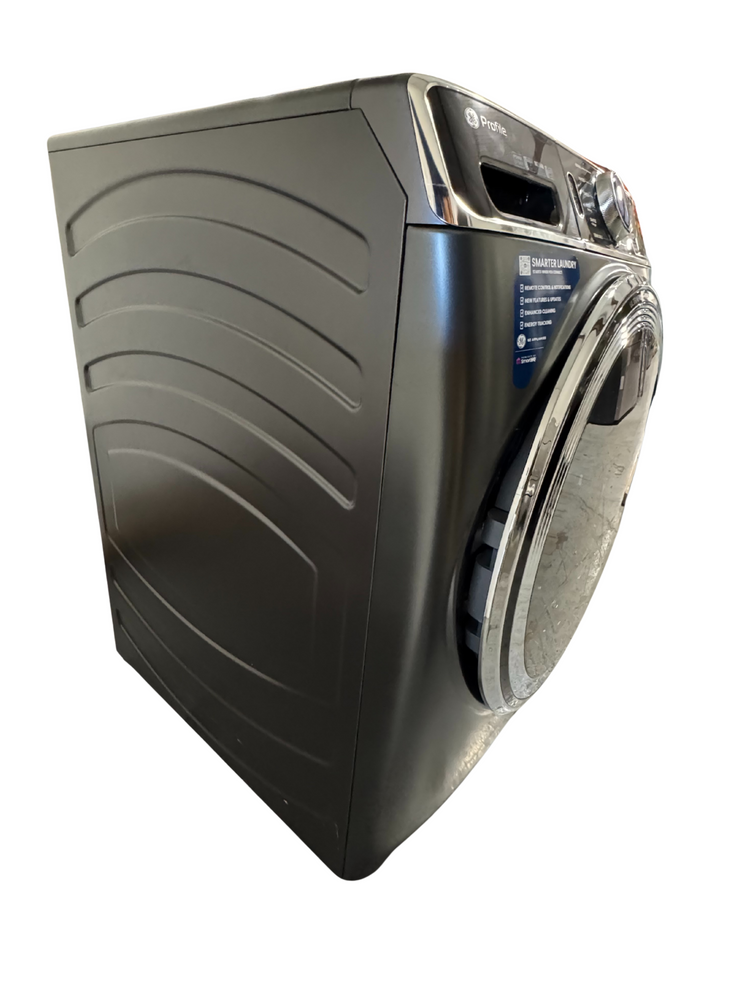 GE Profile 5.3 cu. ft Smart Front Load Steam Washer w/ UltraFresh Vent, Microban, SmartDispense 1-Year Warranty – Carbon Graphite (Model: PFW950SPTDS)