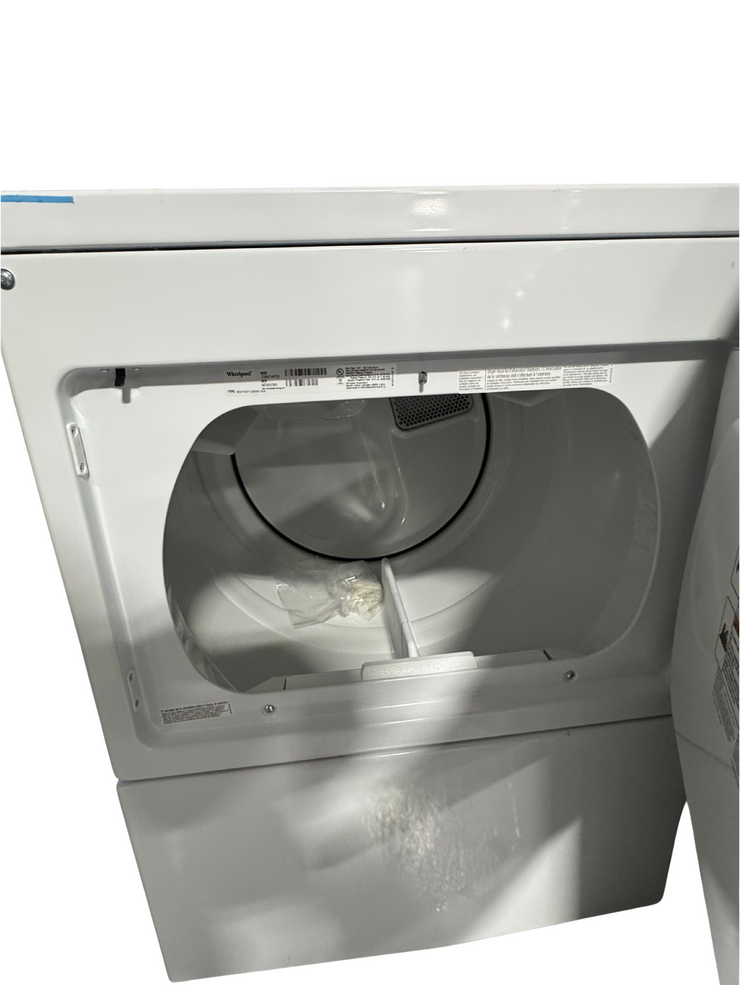 Whirlpool 7.4 Cu. Ft. Commercial Gas Dryer with High-Velocity Airflow –1-Year Warranty – White (Model: CGM2745FQ)