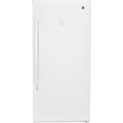 GE 14.1 cu. ft. Frost-Free Upright Freezer – Garage Ready – White – | Fully Functional | 1-Year Warranty (Model FUF14DLRWW)
