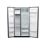 GE 25.3 Cu. Ft. Side-by-Side Stainless Steel Refrigerator with External Ice & Water Dispenser – Spacious, Stylish & Convenient with 1-Year Warranty