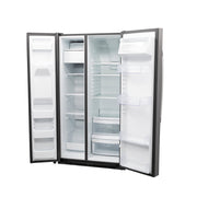 GE 25.3 Cu. Ft. Side-by-Side Stainless Steel Refrigerator with External Ice & Water Dispenser – Spacious, Stylish & Convenient with 1-Year Warranty