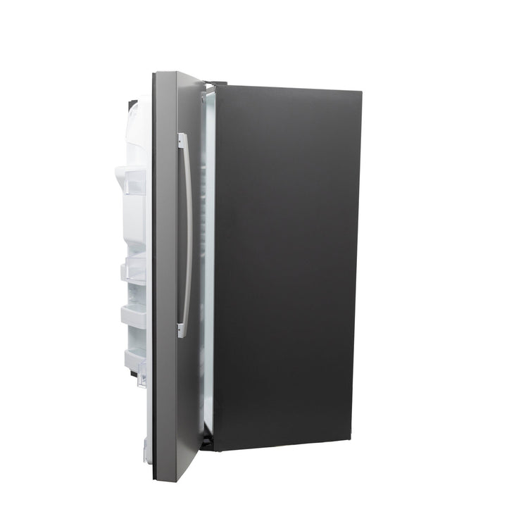 GE 25.3 Cu. Ft. Side-by-Side Stainless Steel Refrigerator with External Ice & Water Dispenser – Spacious, Stylish & Convenient with 1-Year Warranty