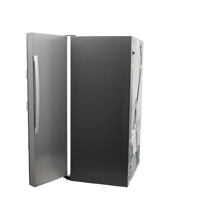 GE 25.3 Cu. Ft. Side-by-Side Stainless Steel Refrigerator with External Ice & Water Dispenser – Spacious, Stylish & Convenient with 1-Year Warranty