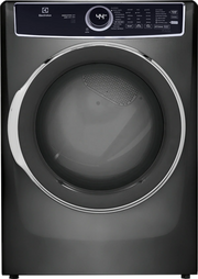 Electrolux 8.0 Cu. Ft. Stackable Electric Dryer with Steam & LuxCare Dry System – with 1-Year Warranty – Titanium (Model: ELFE7537AT)