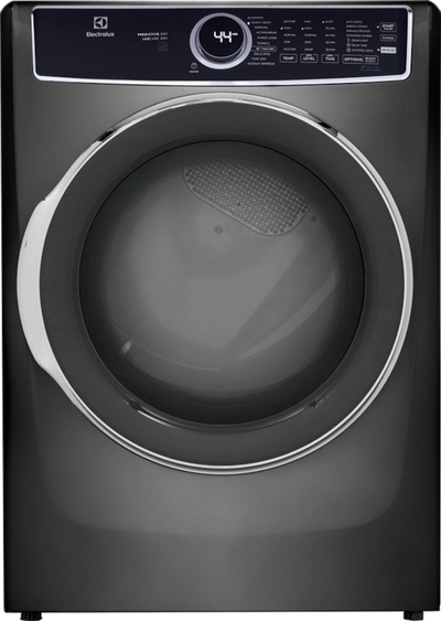 Electrolux 8.0 Cu. Ft. Stackable Electric Dryer with Steam & LuxCare Dry System – with 1-Year Warranty – Titanium (Model: ELFE7537AT)