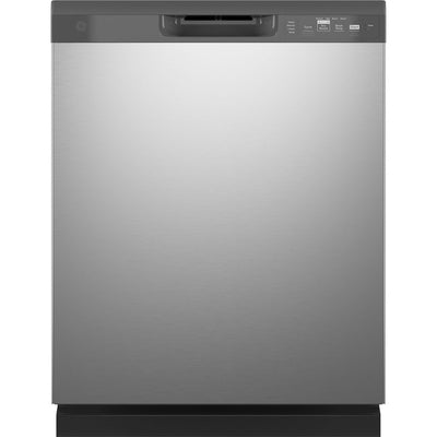GE 24" Stainless Steel Front Control Dishwasher – Dry Boost, 59 dBA, Plastic Tub (1-Year Warranty)