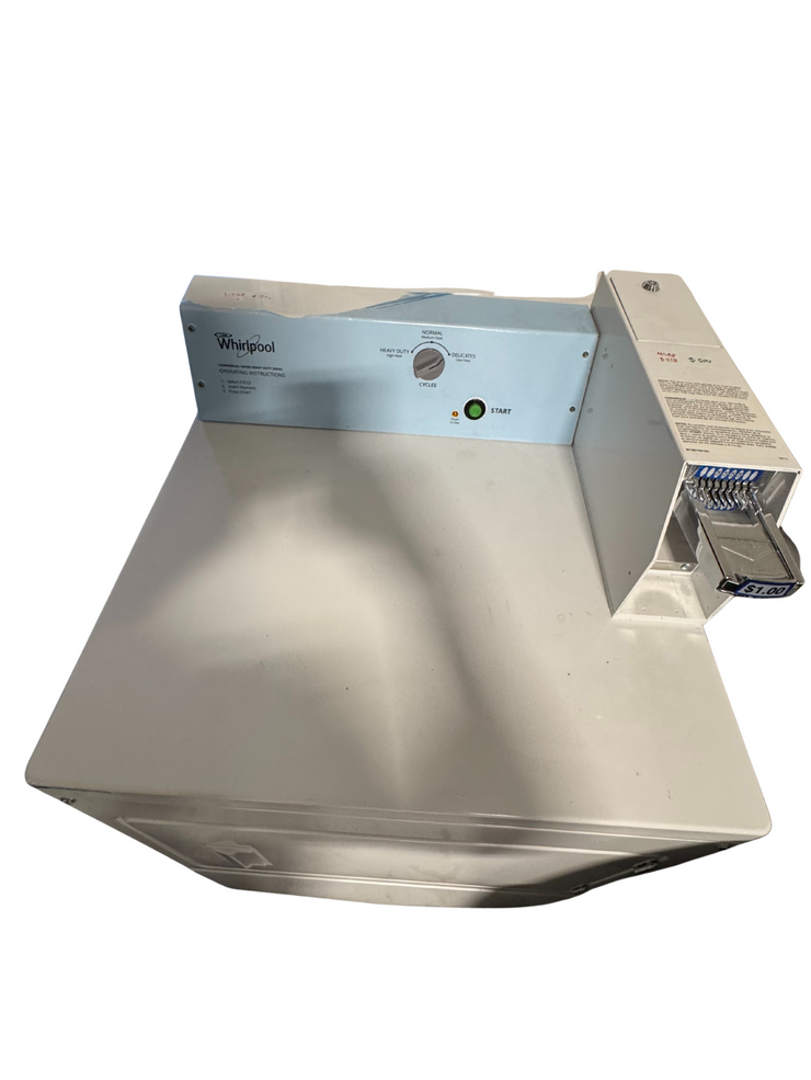 Whirlpool 7.4 Cu. Ft. Commercial Gas Dryer with High-Velocity Airflow –1-Year Warranty – White (Model: CGM2745FQ)