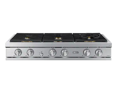 Dacor 48″ Contemporary Gas Rangetop with 6 High-Performance Burners – Stainless Steel –| Fully Functional | 1-Year Warranty (Model DTT48M876LS)