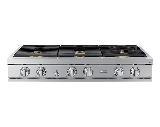 Dacor 48″ Contemporary Gas Rangetop with 6 High-Performance Burners – Stainless Steel –| Fully Functional | 1-Year Warranty (Model DTT48M876LS)