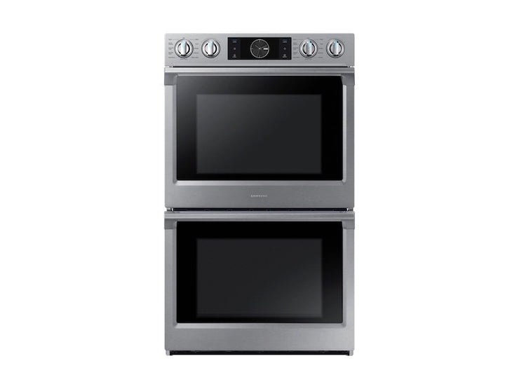 Samsung 30″ Double Wall Oven with Flex Duo™, Steam Cook & Wi-Fi – Black Stainless Steel | Fully Functional | 1-Year Warranty (Model NV51K7770DG)