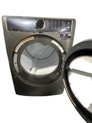 Electrolux 8.0 Cu. Ft. Stackable Electric Dryer with Steam & LuxCare Dry System – with 1-Year Warranty – Titanium (Model: ELFE7537AT)