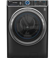 GE Profile 5.3 cu. ft Smart Front Load Steam Washer w/ UltraFresh Vent, Microban, SmartDispense 1-Year Warranty – Carbon Graphite (Model: PFW950SPTDS)
