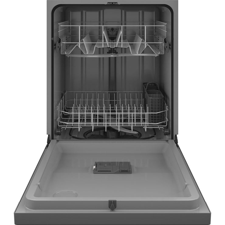 GE 24" Stainless Steel Front Control Dishwasher – Dry Boost, 59 dBA, Plastic Tub (1-Year Warranty)