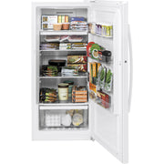 GE 14.1 cu. ft. Frost-Free Upright Freezer – Garage Ready – White – | Fully Functional | 1-Year Warranty (Model FUF14DLRWW)