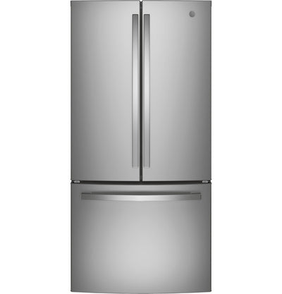 GE 24.7 Cu. Ft. French Door Refrigerator – Stainless Steel, Internal Water Dispenser with 1 Year Warranty