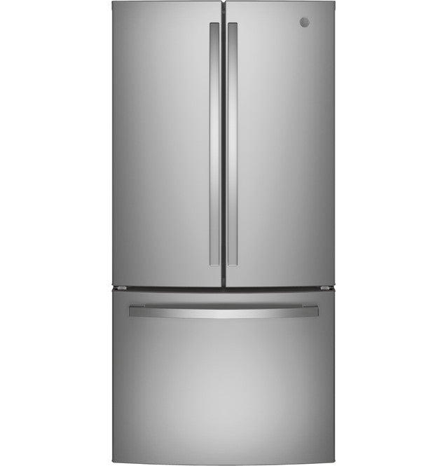 GE 24.7 Cu. Ft. French Door Refrigerator – Stainless Steel, Internal Water Dispenser with 1 Year Warranty